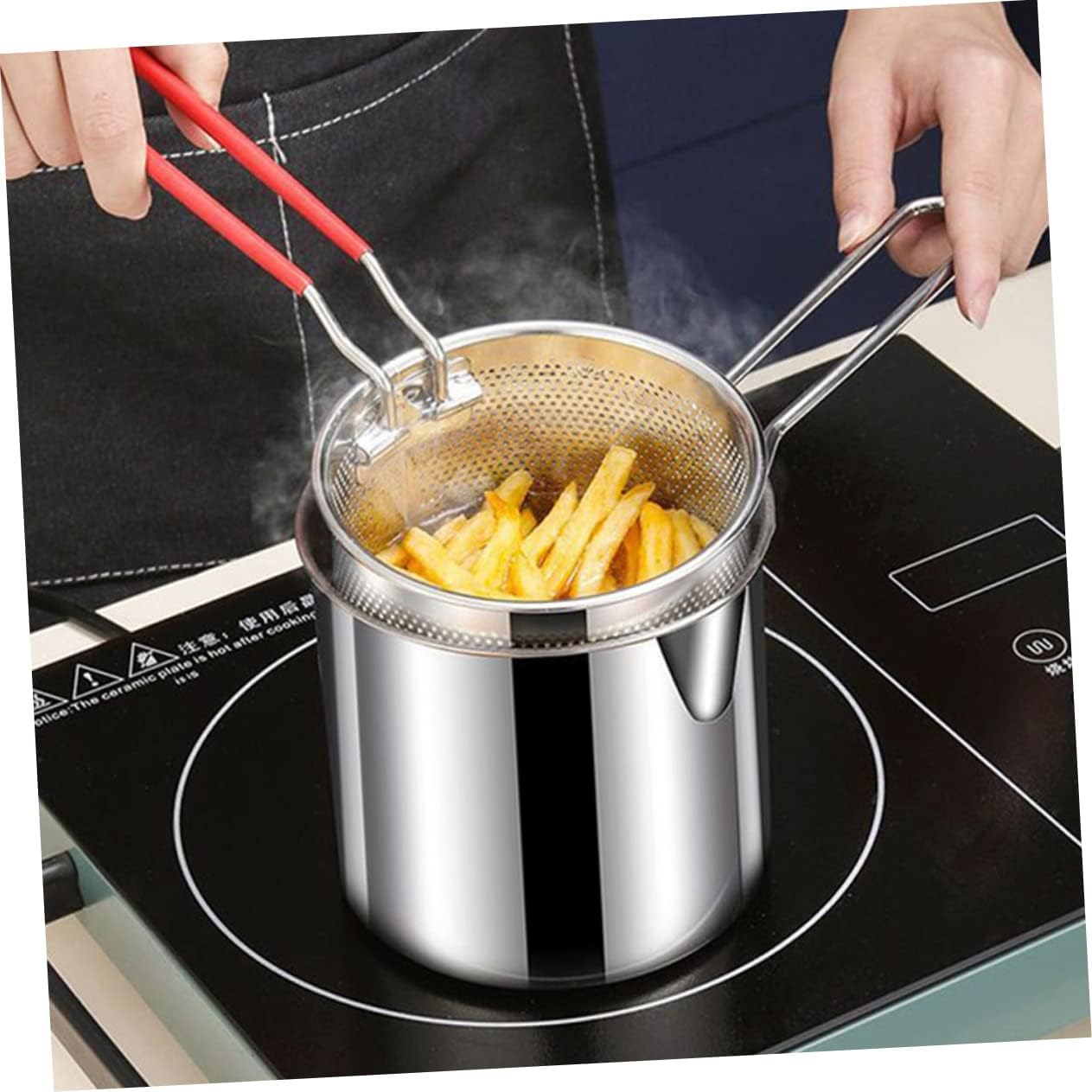 Friteuse multifonctionnelle en acier inoxydable